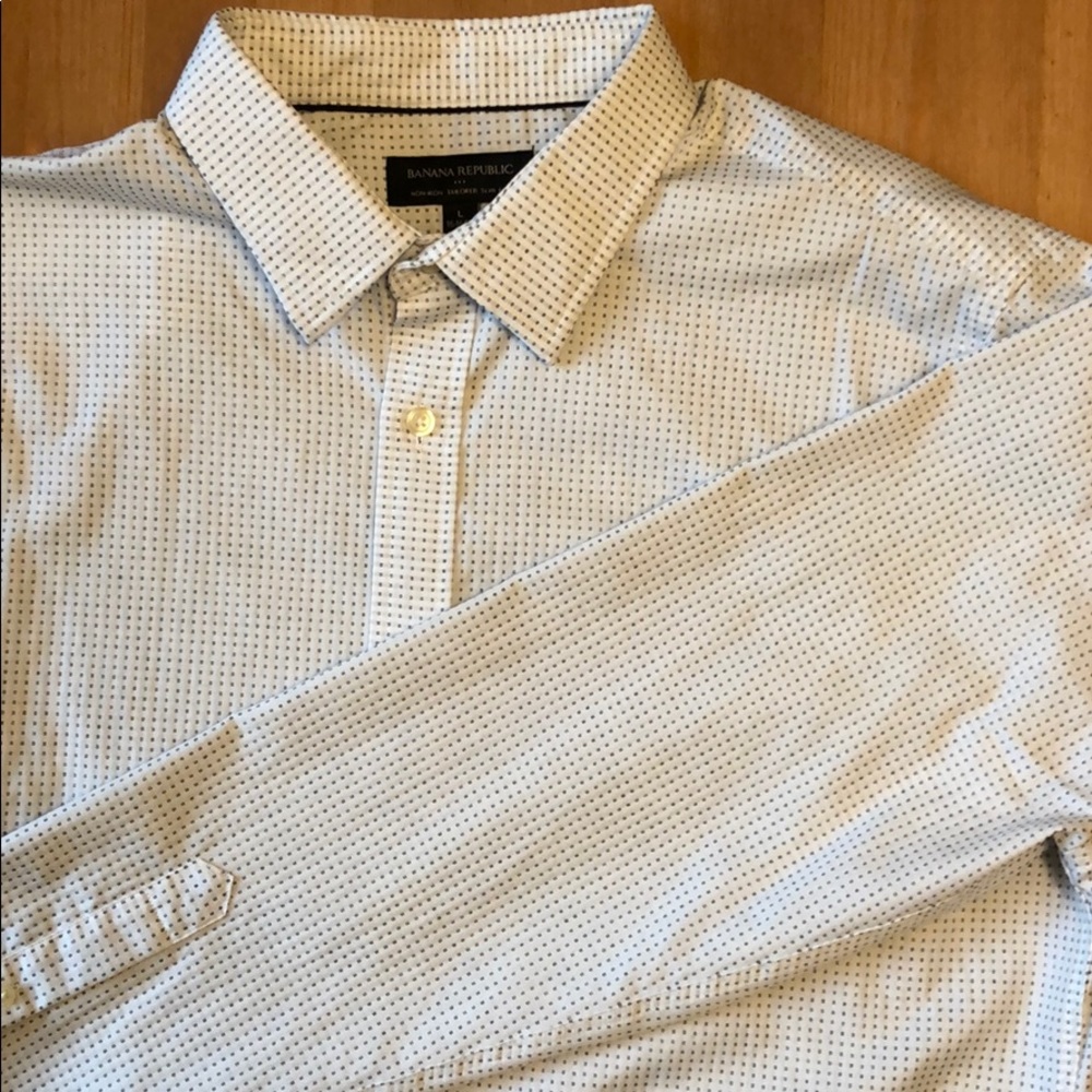 Banana Republic Non-Iron Tailored Slim Fit